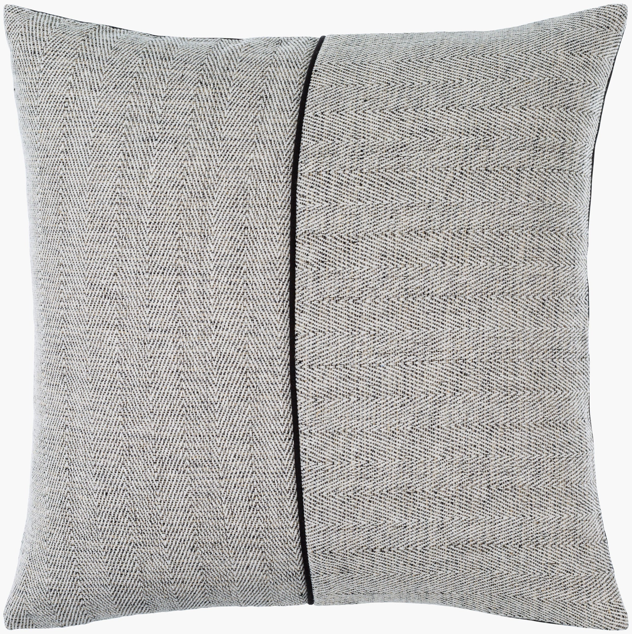 Surya Stitched Linen SCE-002 Accent Pillow