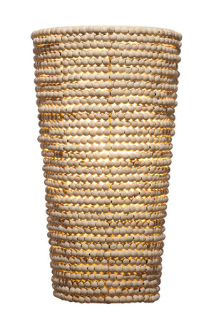 Seawall Beaded Cone Sconce