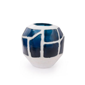 Sewale Medium Vase, Marinue Blue and White | Sewale Collection | Villa & House