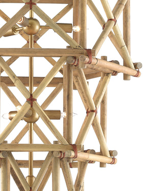 Kingali Medium Rattan Chandelier
