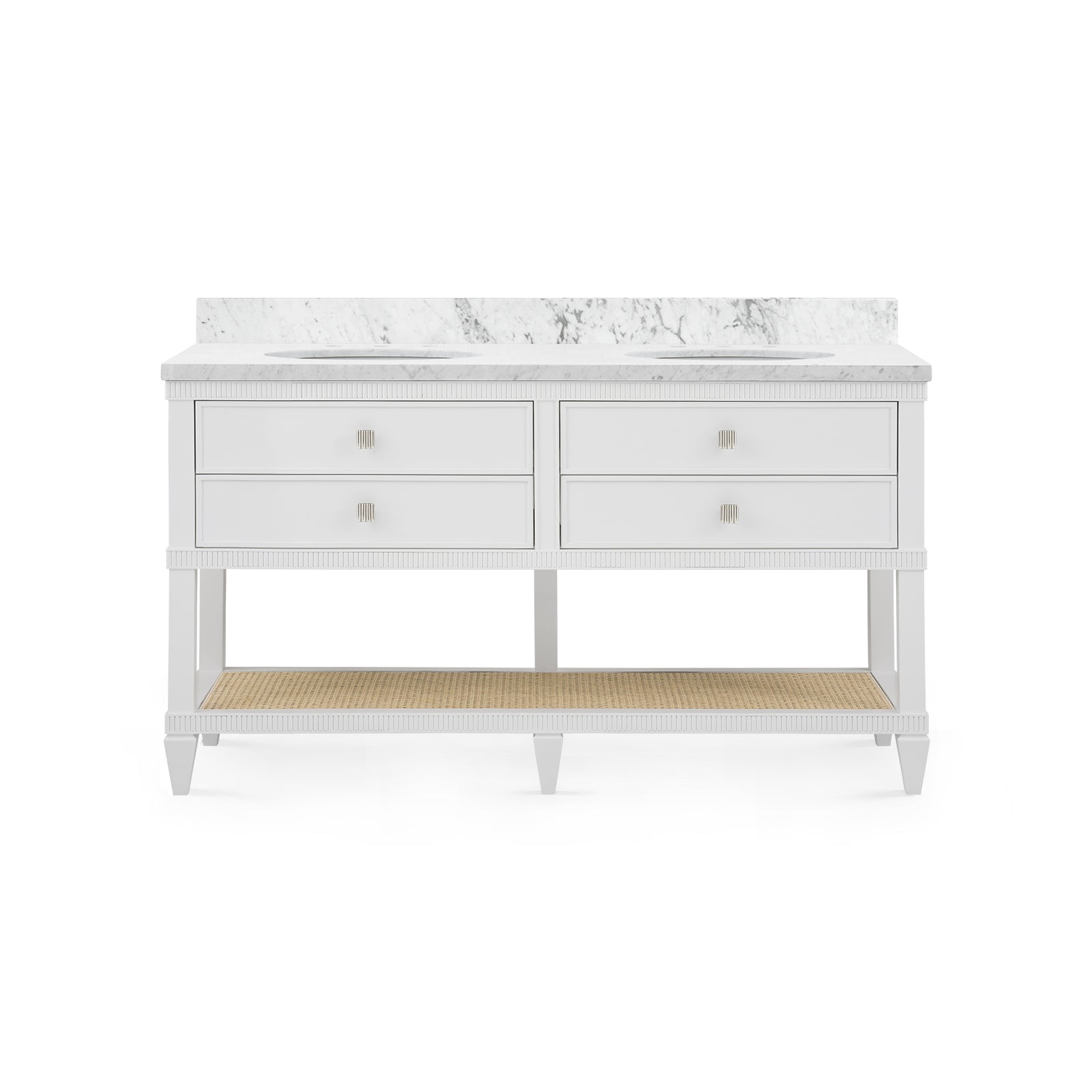 Sienna 2-Drawer Table - Base Only - Vanilla | Sienna Collection | Villa & House