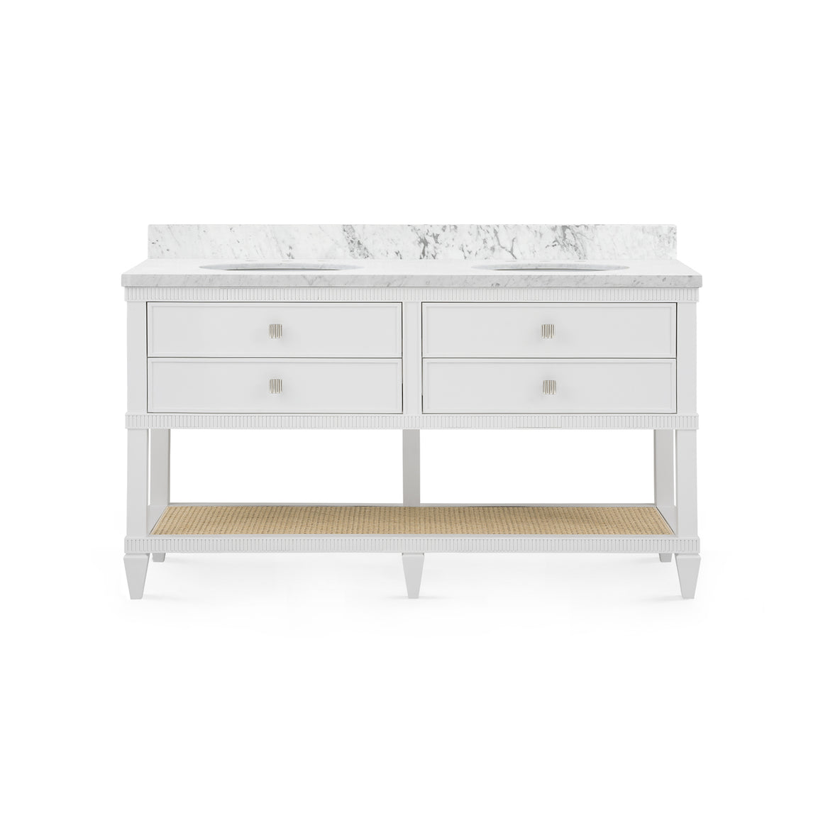 Sienna 2-Drawer Table - Base Only - Vanilla | Sienna Collection | Villa & House