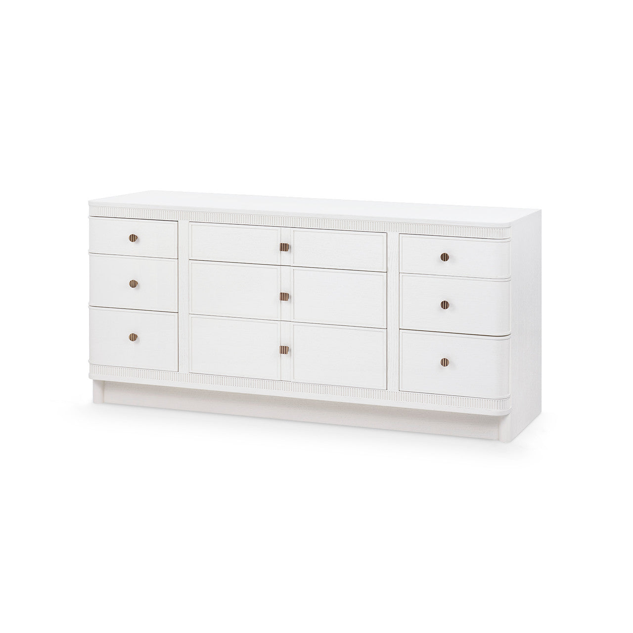 Sienna 9-Drawer Cabinet, Glazed Whisper White | Sienna Drawer Cabinet Collection | Villa & House