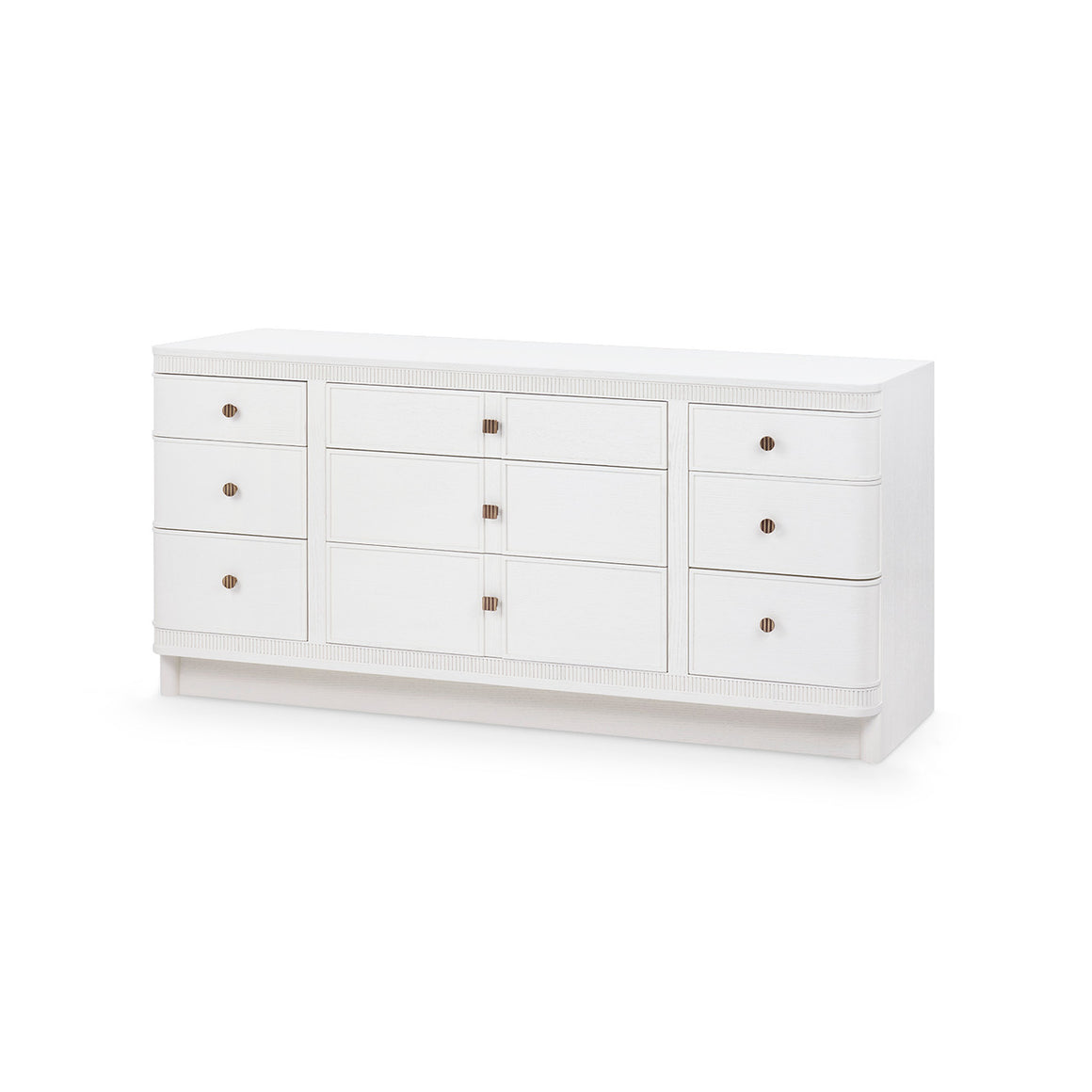Sienna 9-Drawer Cabinet, Glazed Whisper White | Sienna Drawer Cabinet Collection | Villa & House