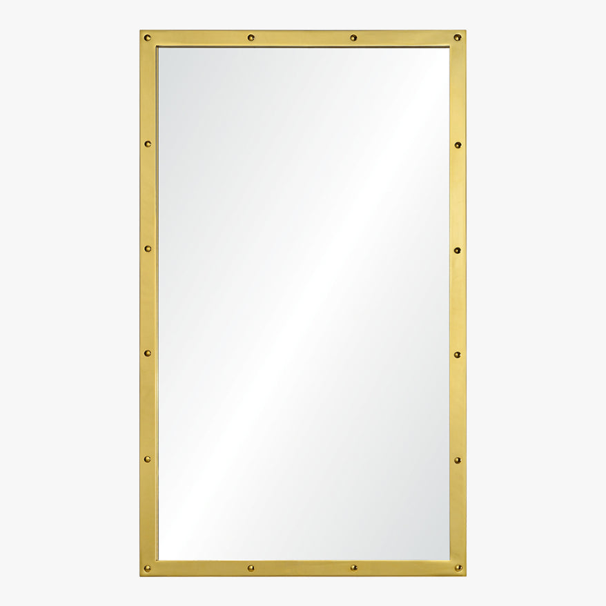 Burnished Brass Mirror