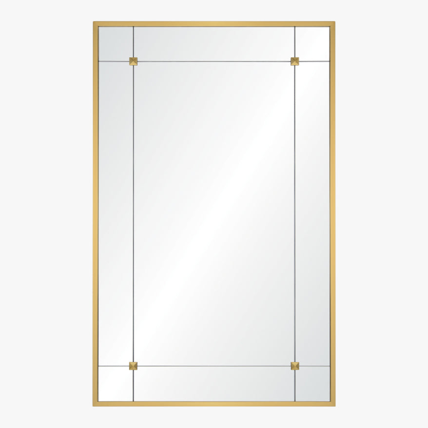Brushed Brass Mirror