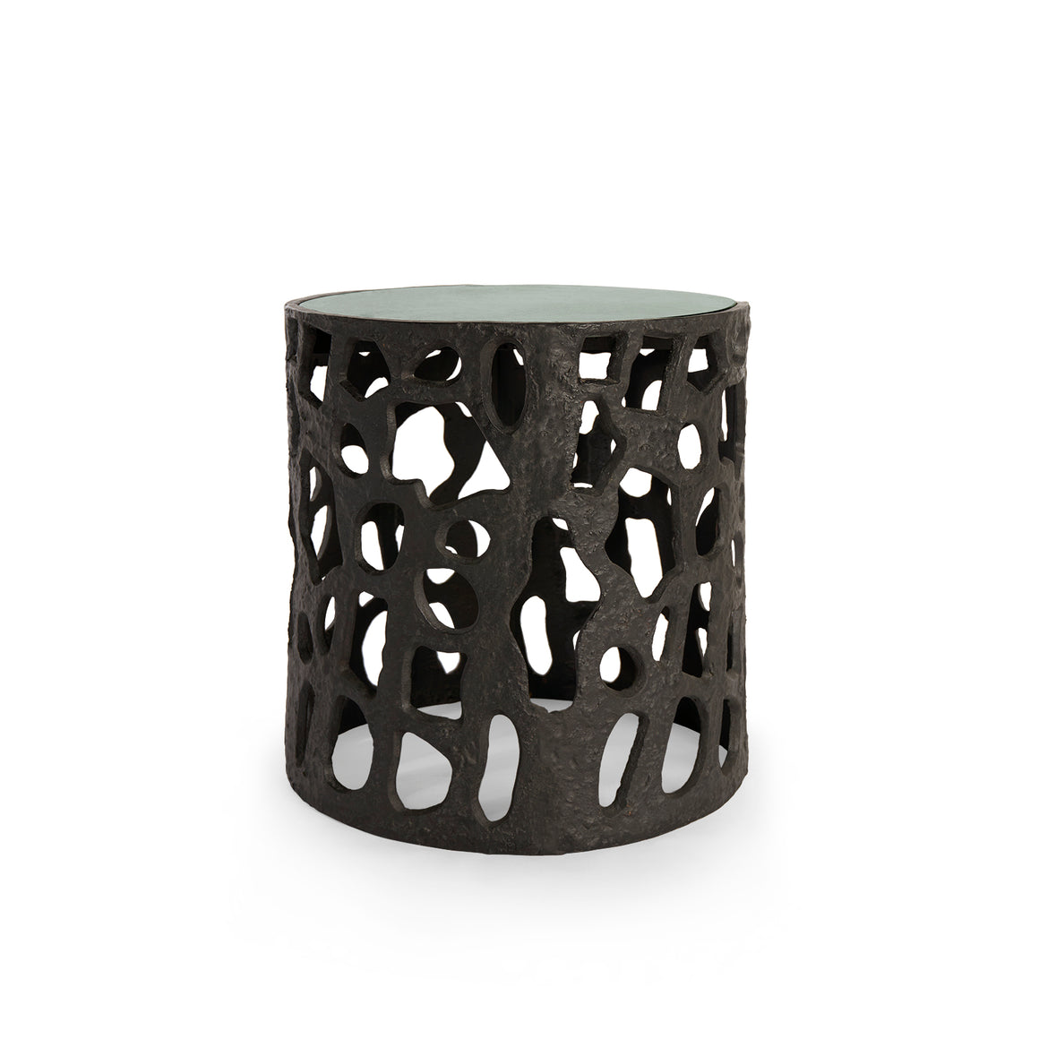 Shina Accent Table, Blackened Bronze | Shina Collection | Villa & House