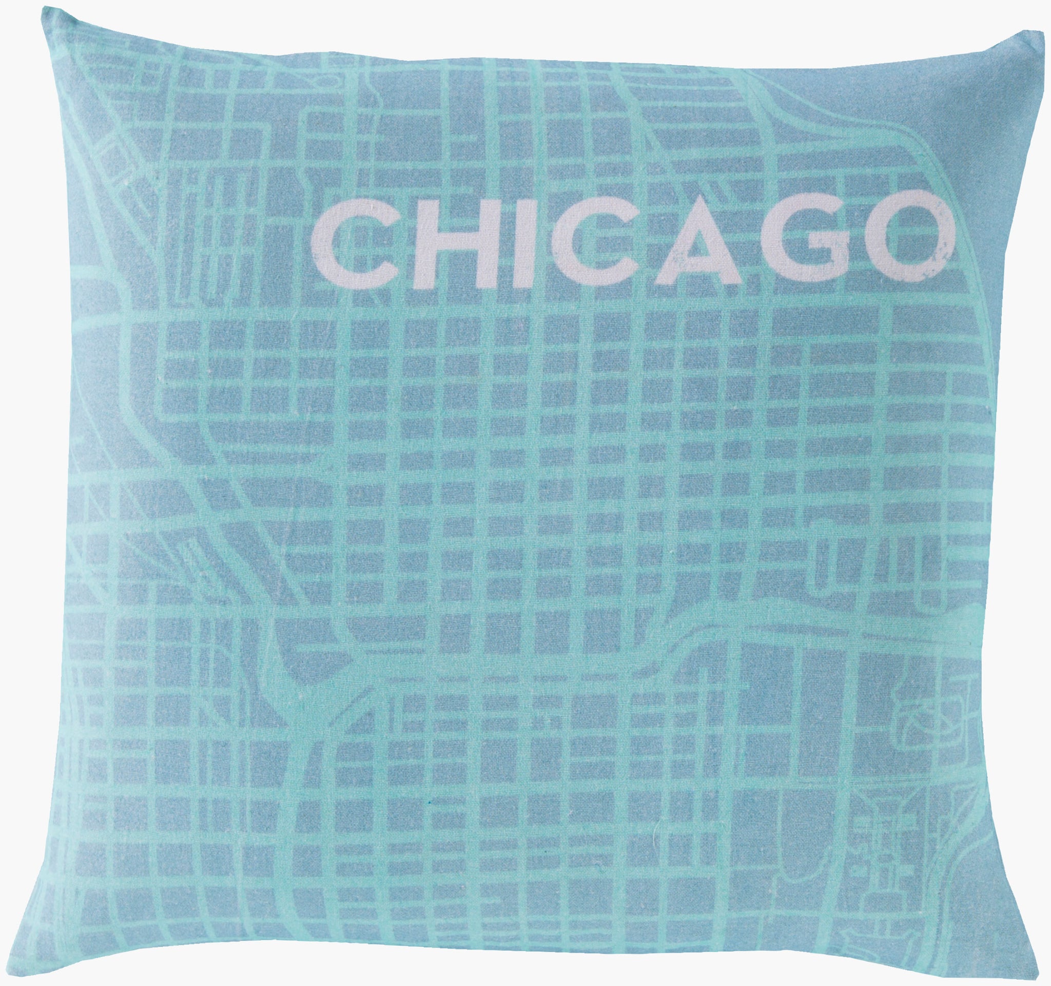 Surya City Maps SY-015 Accent Pillow