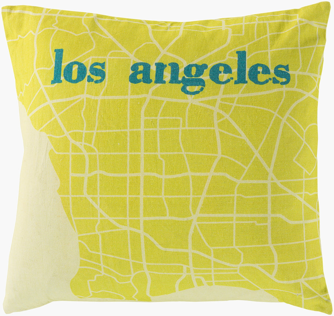 Surya City Maps SY-016 Accent Pillow