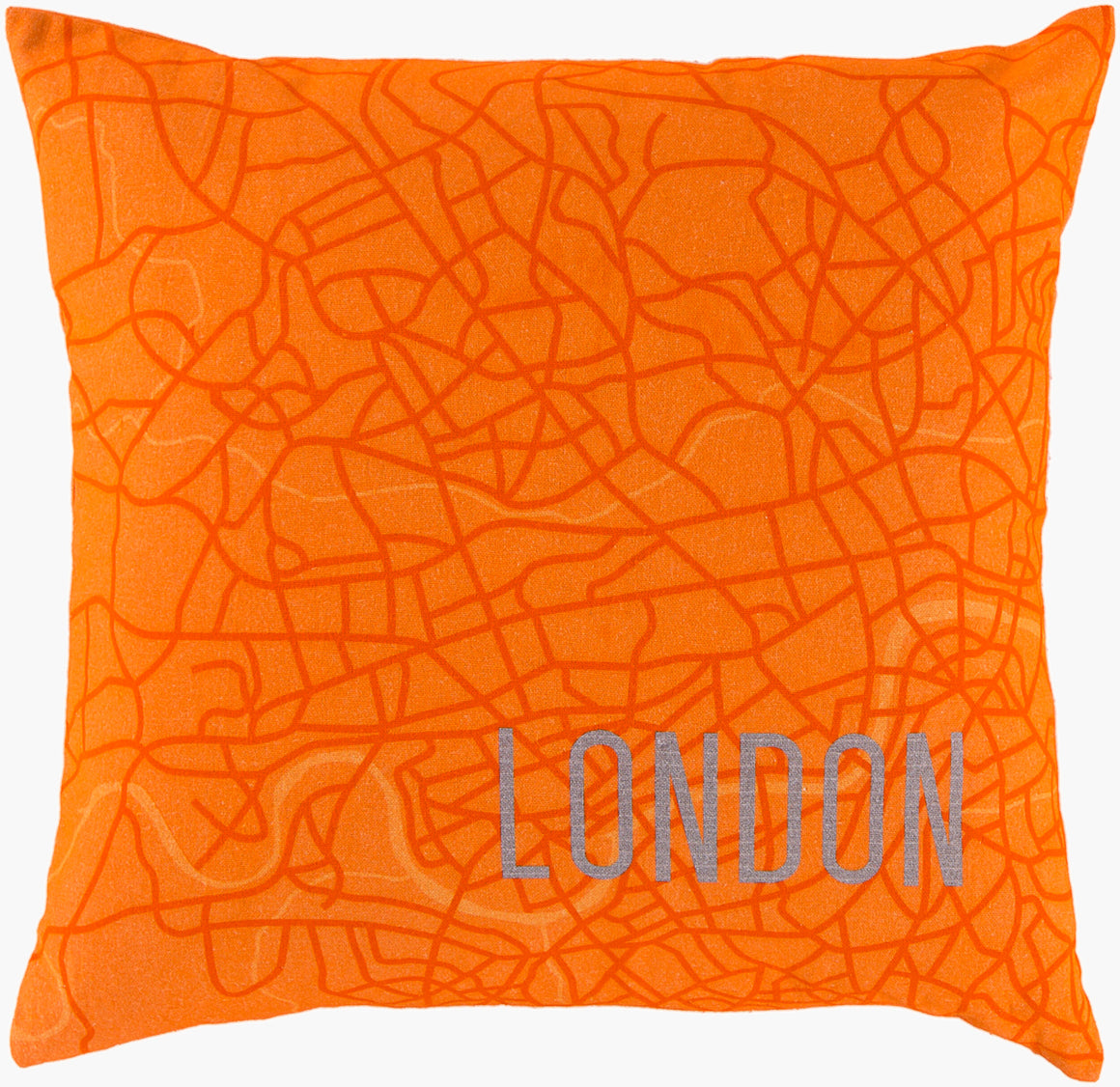 Surya City Maps SY-019 Accent Pillow