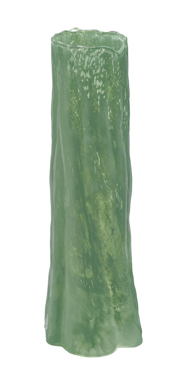 Sequoia Green Glass Decorative Vase, Large