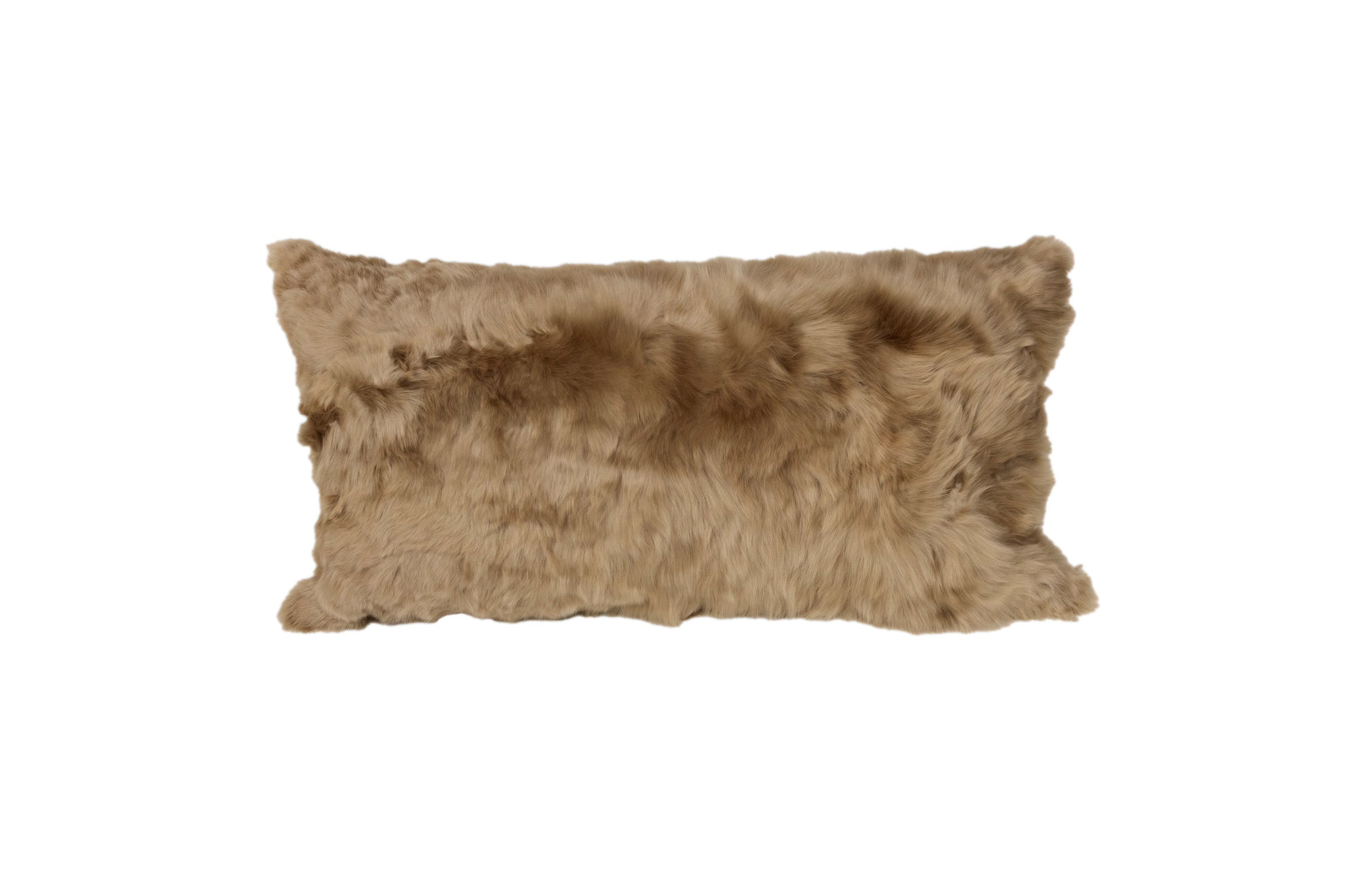 Alpaca Fur Pillow – Taupe