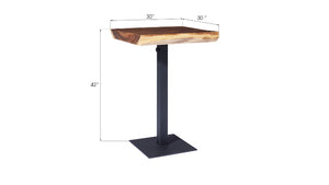 Cafe Bar Table, Metal Leg