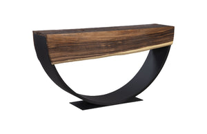 Arc Console Table, Natural, Double Sided