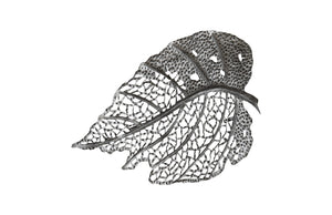 Birch Leaf Wall Art, Silver, MD