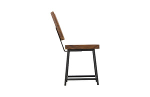 Smoothed Dining Chair, Natural, Black Base