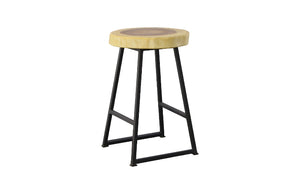 Chuleta Round Bar Stool, Natural