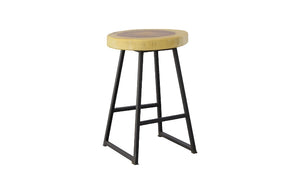 Chuleta Round Bar Stool, Natural