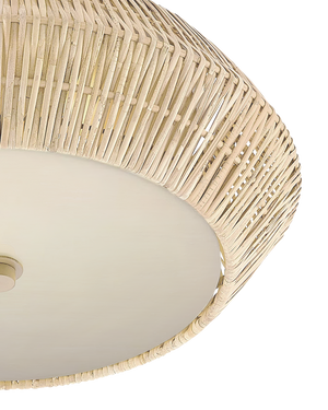 Antibes White Flush Mount