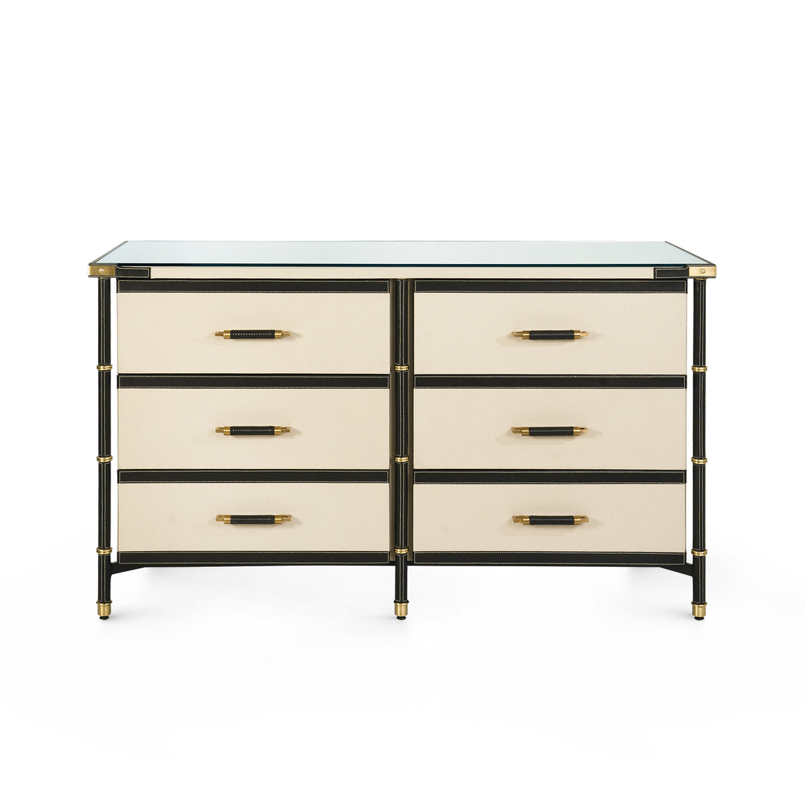 Toulon 6-Drawer - Black | Toulon Collection | Villa & House