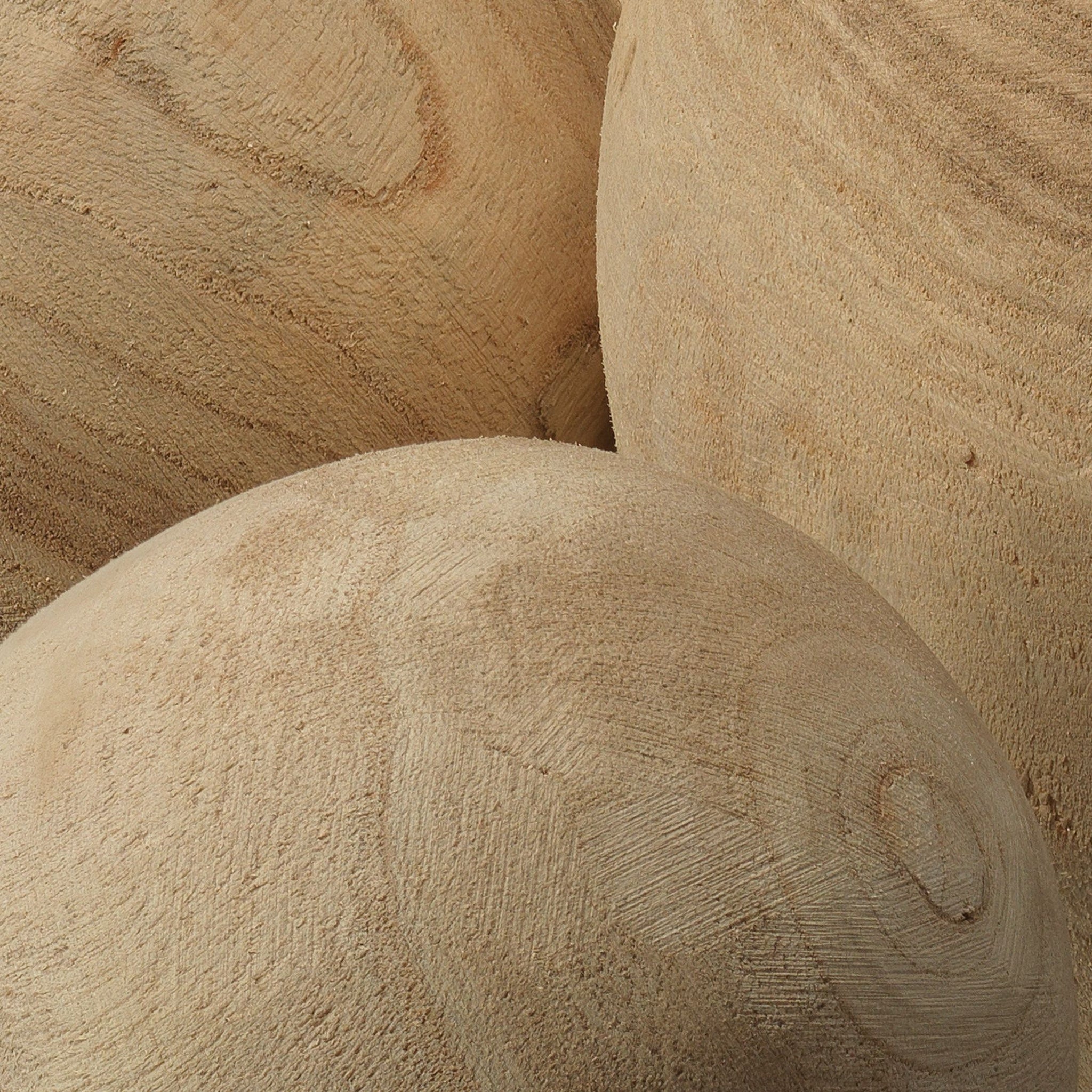 Malibu Wood Balls in Natural Wood (set of 3) - Scenario Home