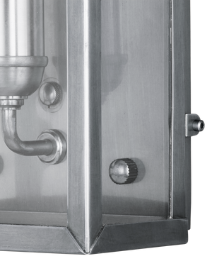 Royster Silver Outdoor Wall Sconce
