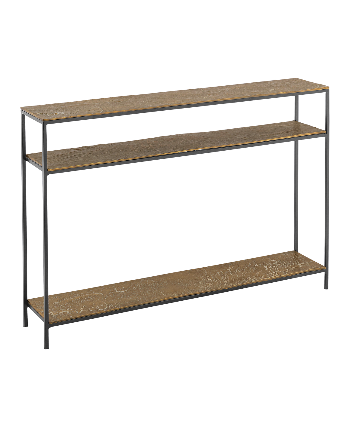 Lathi Brass Console Table