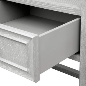 1-Drawer Side Table - Soft Gray | Vivian Collection | Villa & House