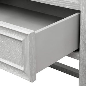 2-Drawer Side Table - Soft Gray | Vivian Collection | Villa & House