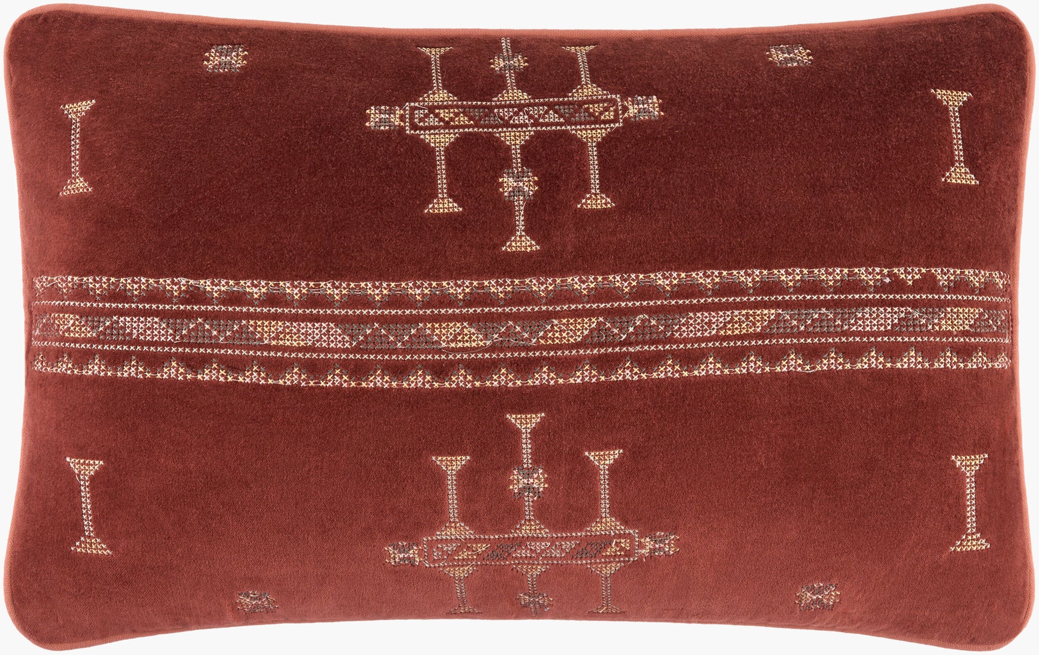 Surya Velour VLU-002 Lumbar Pillow