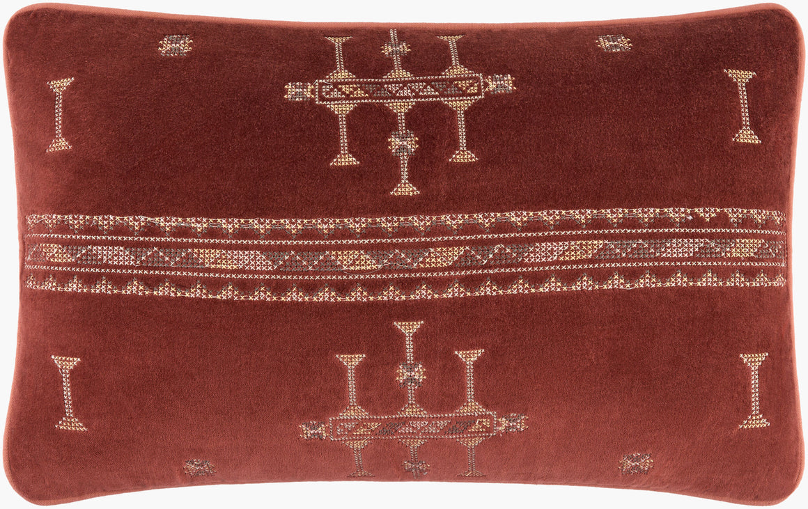 Surya Velour VLU-002 Lumbar Pillow