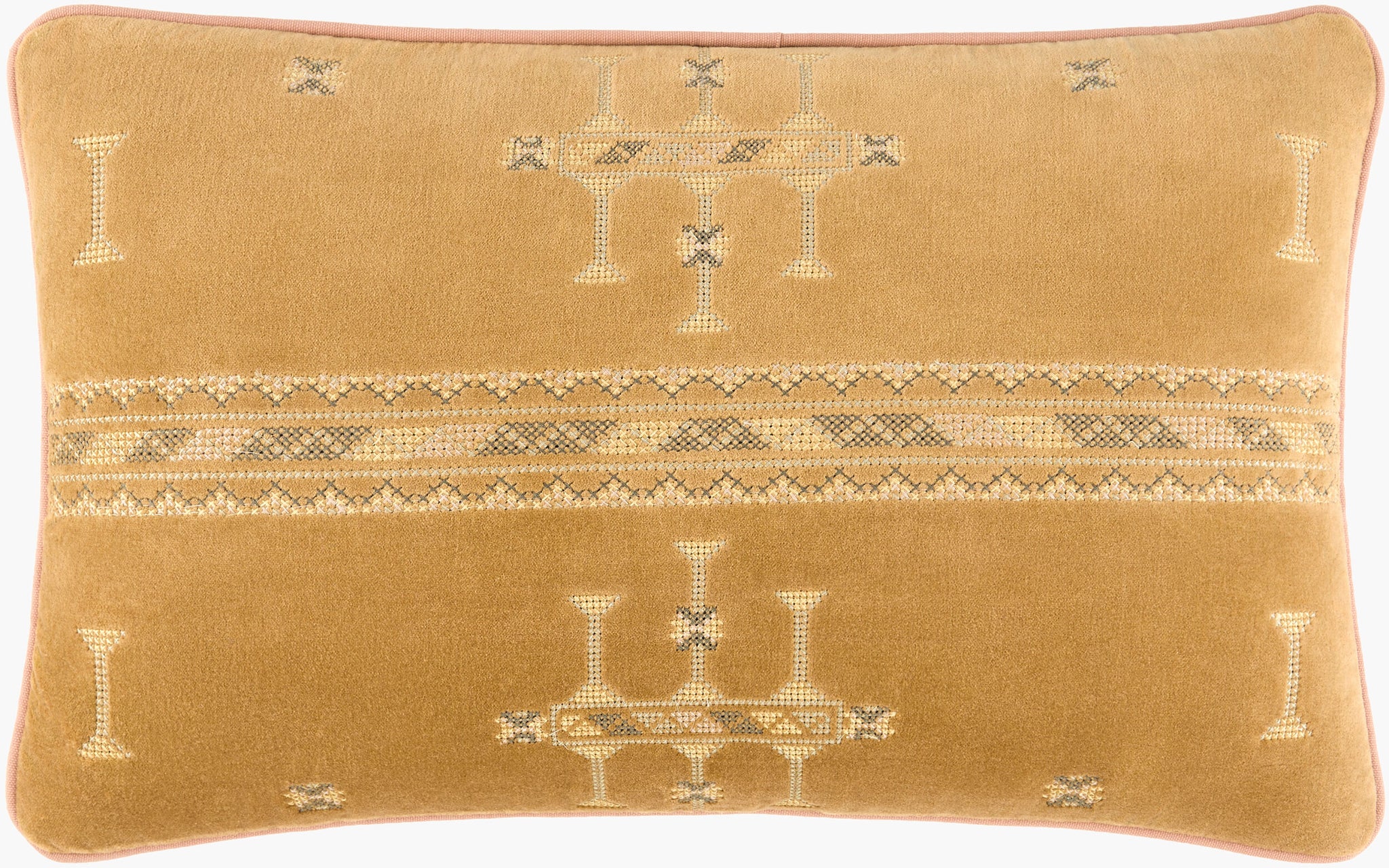 Surya Velour VLU-003 Lumbar Pillow