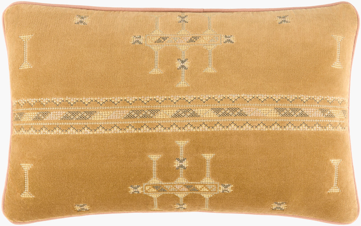 Surya Velour VLU-003 Lumbar Pillow