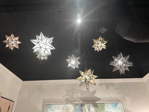 Small Clear Star Chandelier