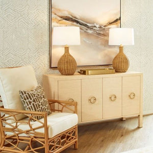 Worlds Away -  RUE NAT (Natural Grasscloth)
