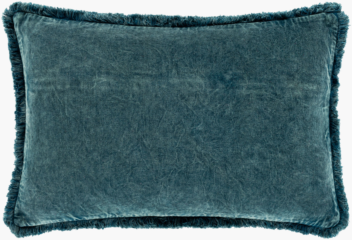 Surya Washed Cotton Velvet WCV-007 Lumbar Pillow