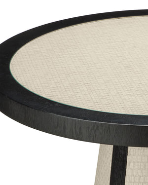 Deanna Raffia Accent Table