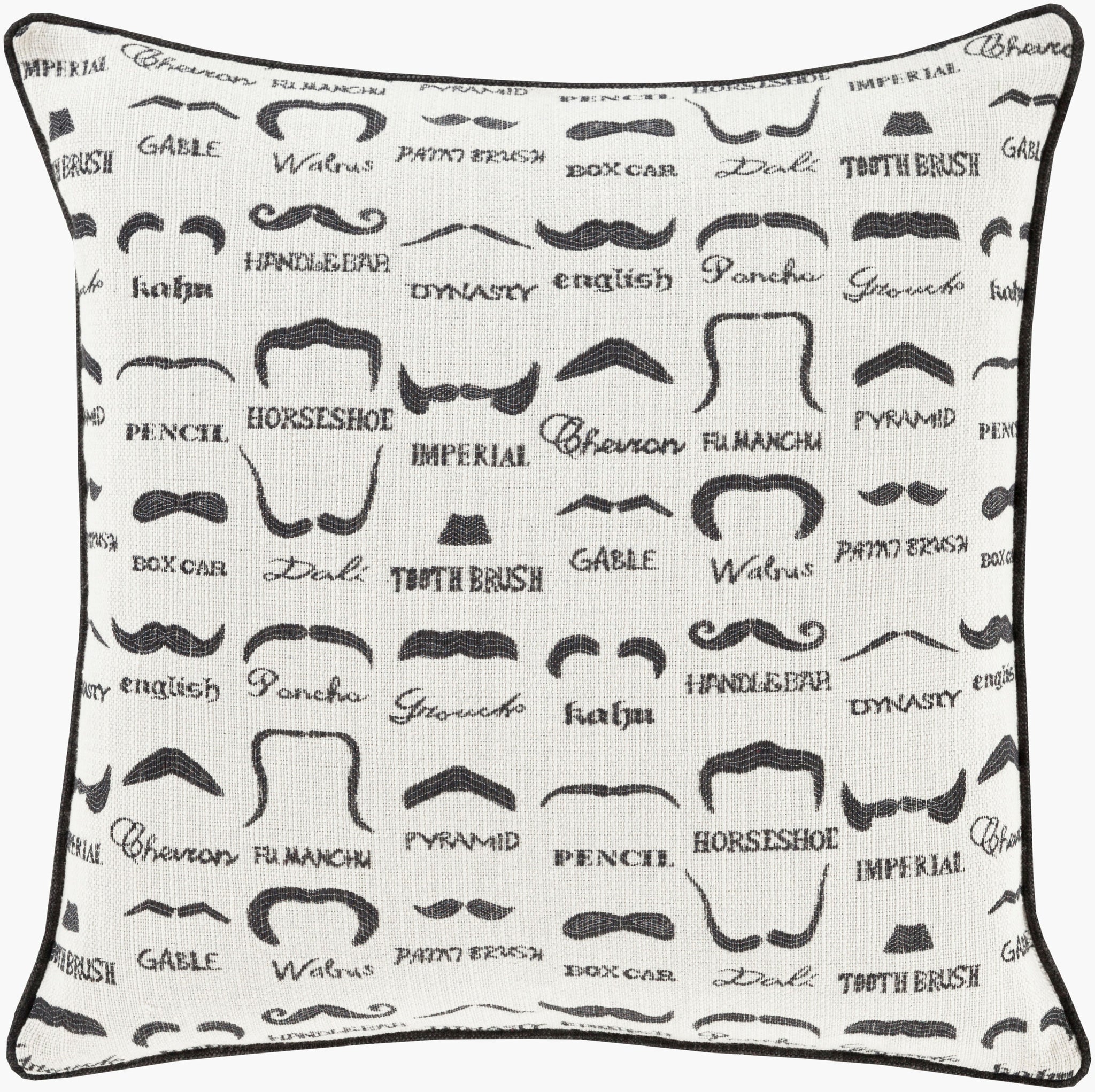 Surya Wax that Stache WTS-001 Lumbar Pillow
