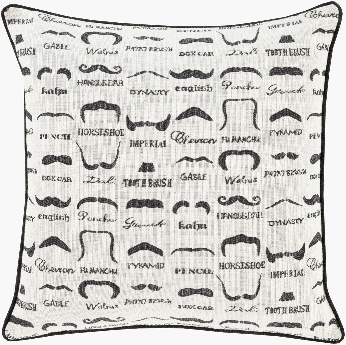 Surya Wax that Stache WTS-001 Lumbar Pillow