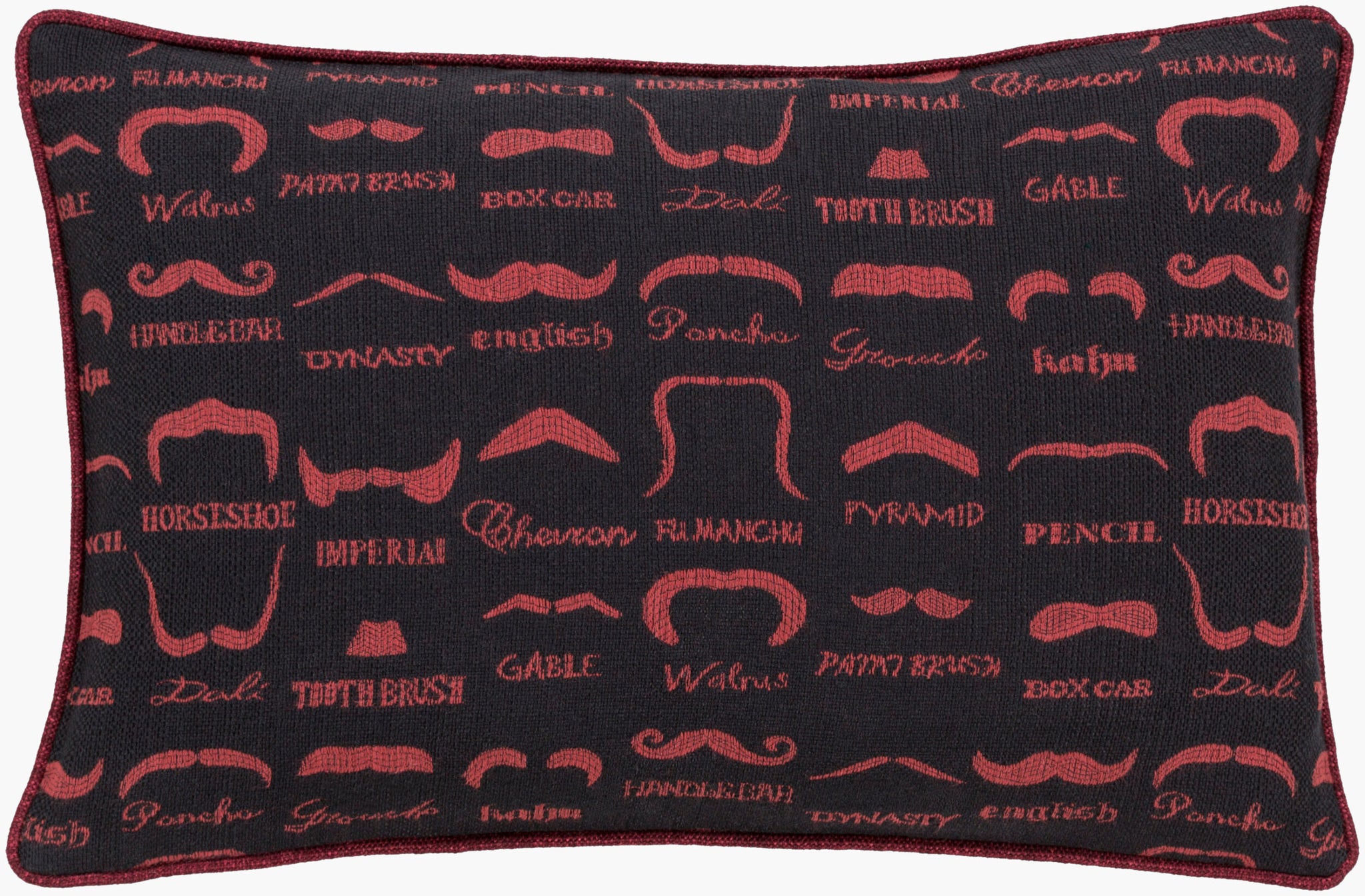 Surya Wax that Stache WTS-002 Lumbar Pillow