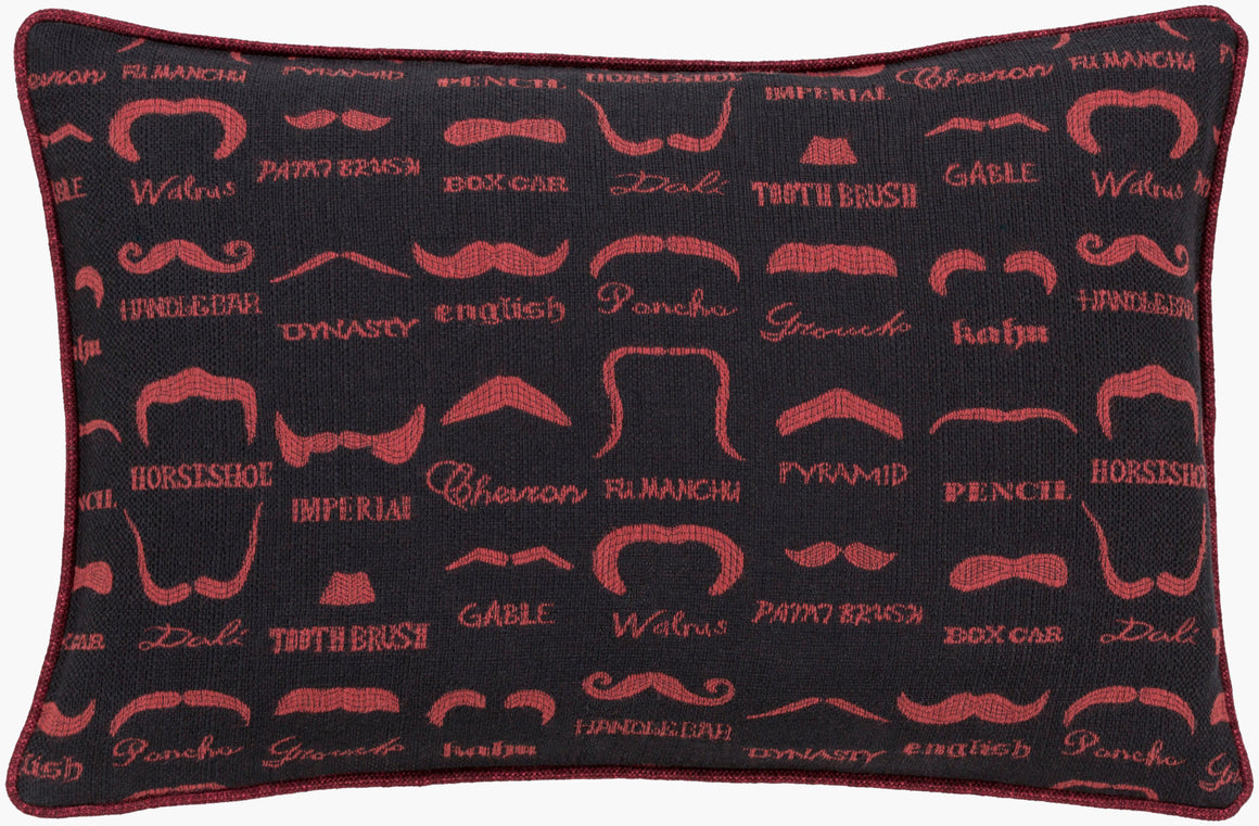 Surya Wax that Stache WTS-002 Lumbar Pillow