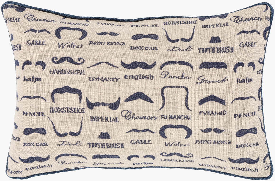 Surya Wax that Stache WTS-004 Lumbar Pillow