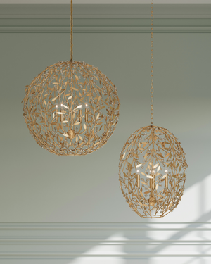 Secret Garden Gold Chandelier