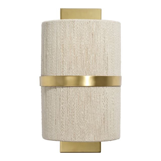 Carousel 1-Light Wall Sconce, Off-White