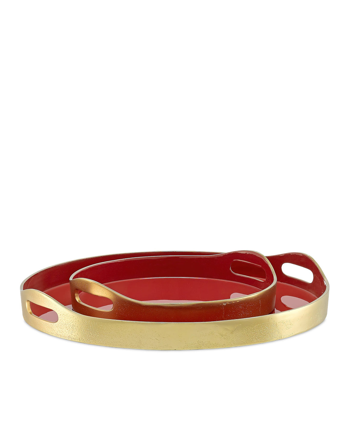 Riya Red Tray Set of 2