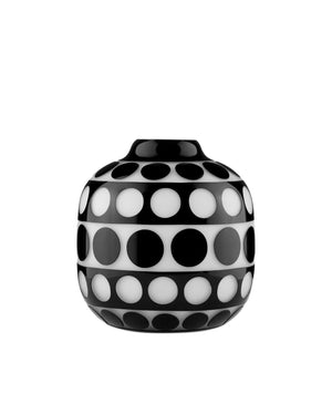 Cicero Small Black & White Vase