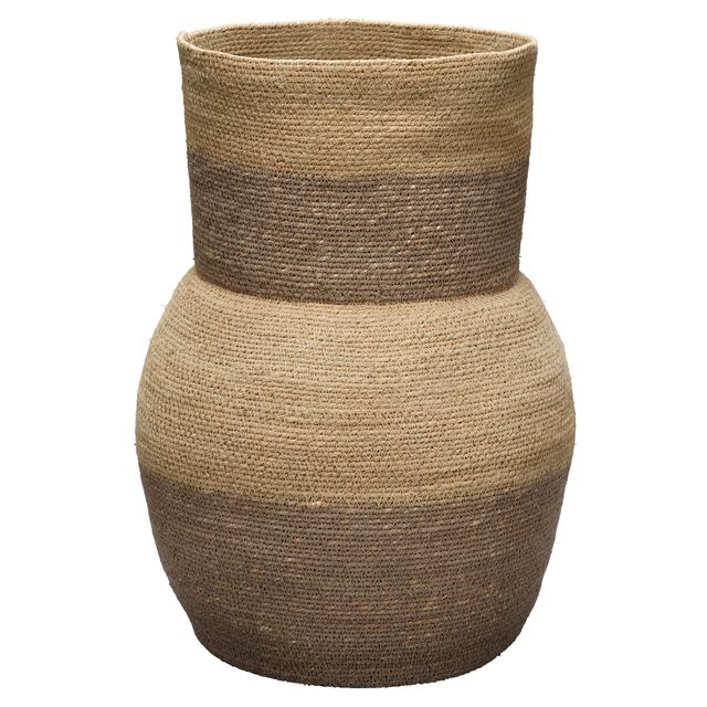 Butterfly Seagrass Basket, Taupe