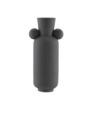 Happy 40 Tall Black Vase