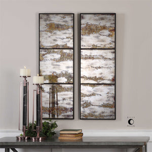 Abstract Mirrored Artwork - Set of 2