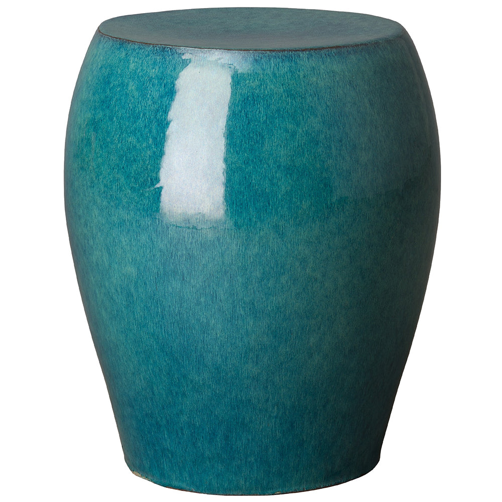 Tapered Garden Stool/Table - Teal Green